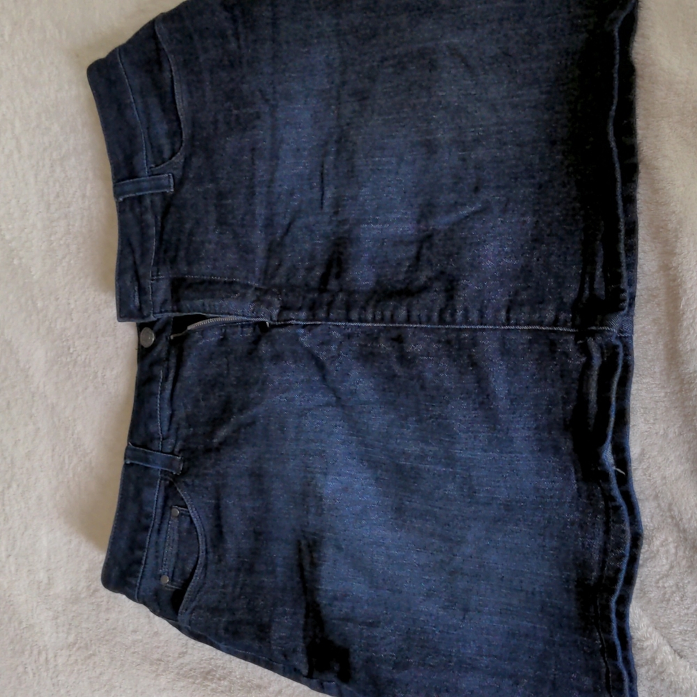 Denim skort